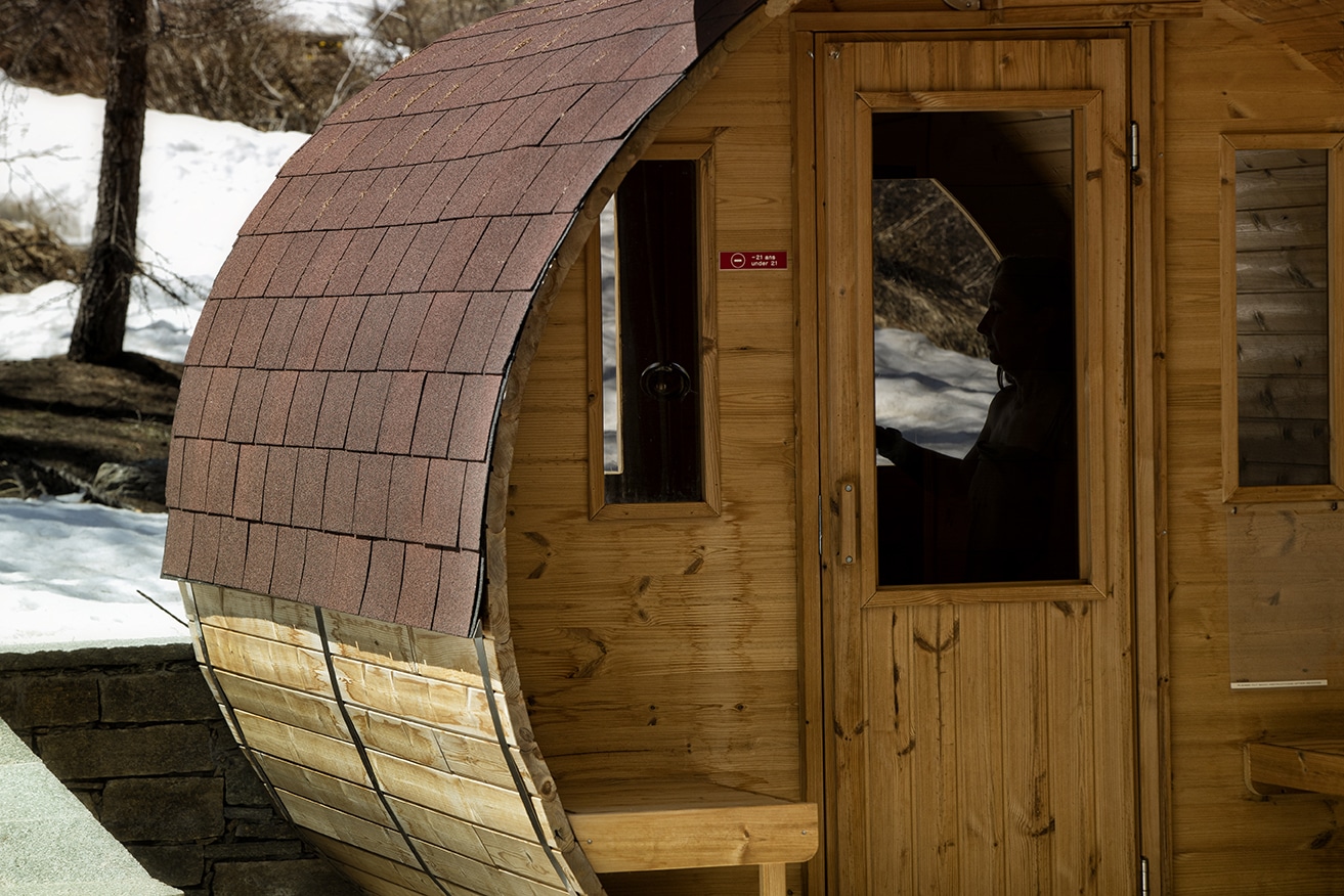 Sauna privé lodge at val Sauna privé lodge at val