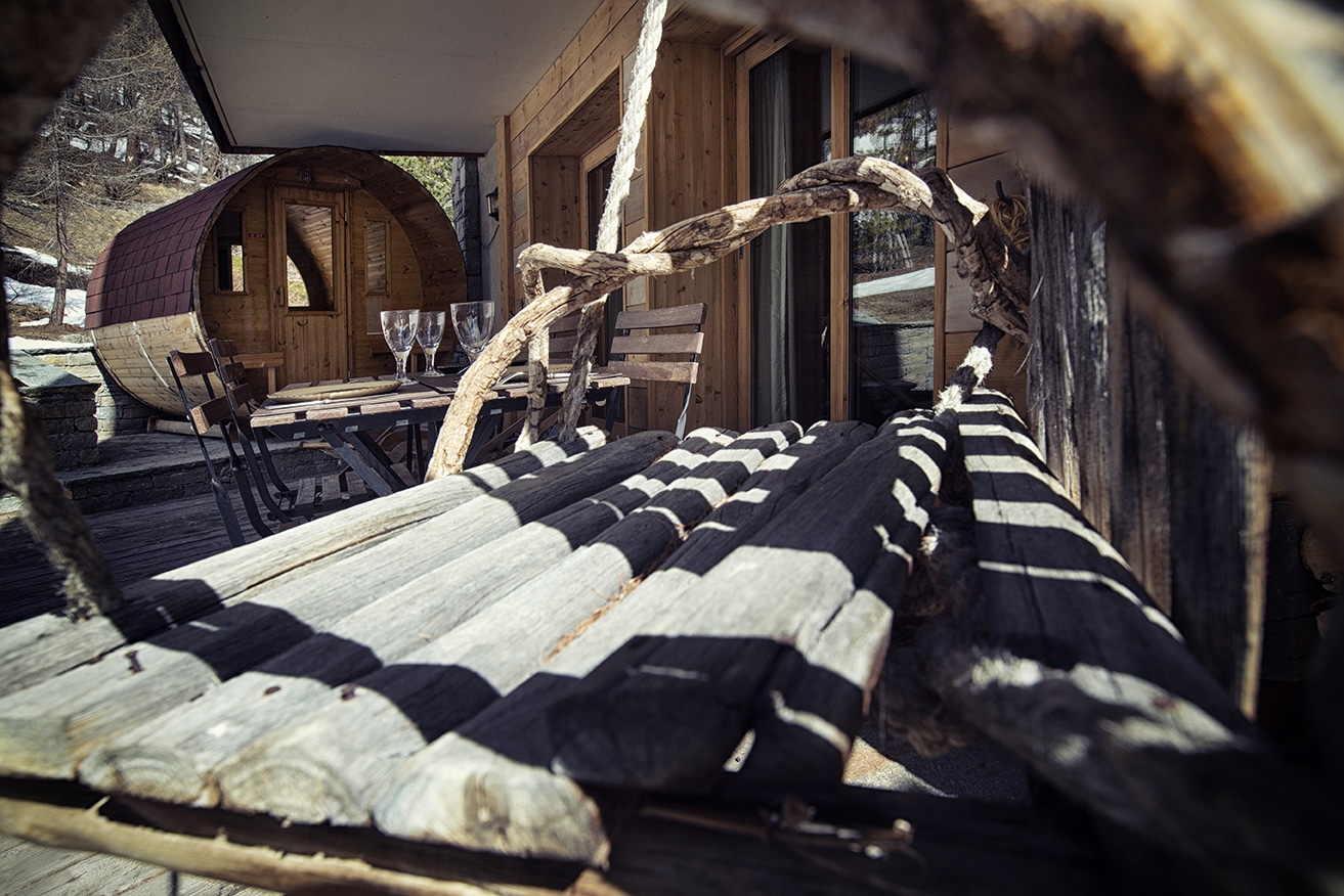 Sauna terrasse Lodge at Val Sauna terrasse Lodge at Val